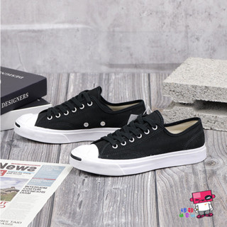 球球 CONVERSE JACK PURCELL 男女 經典 開口笑 帆布 黑白 休閒鞋 基本款 164056C