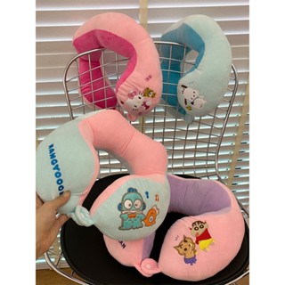 醜魚 u型枕✨ 可愛卡通旅行枕 夏季新款駝峰u型枕冰感情侶款可愛卡通小丑魚帕恰狗護頸枕午睡枕 旅行枕 枕頭 護頸枕