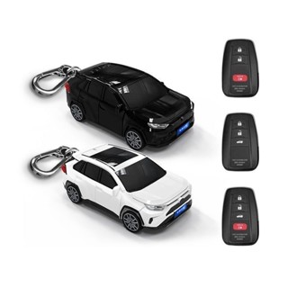 限時特價 免費車牌客製Toyota 豐田 汽車鑰匙套 rav4鑰匙套 專用 rav4 5代 鑰匙汽車模型 鑰匙保護殻扣辰