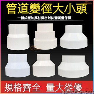 🔥大促特惠🔥ABS塑膠新風管道變徑圈排風管異徑大小頭PVC管轉換接頭75100變150