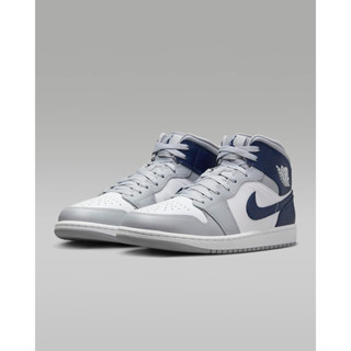 PG.AIR JORDAN 1 MID 灰白藍 一代 高筒 喬丹 男鞋 DQ8426-104