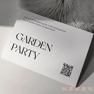 桃喜客製化 名片 卡片 花店卡片訂製特種紙名片列印刷鮮花藝小卡製作二維碼logo硬卡設計