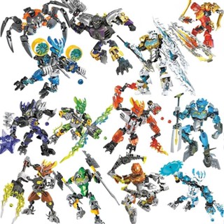 相容樂高 生化戰士 lego 全新係列 聚能英雄工廠 閤體機器人 拚裝玩具 拚裝積木 機甲模型 機器人模型 公仔 手辦