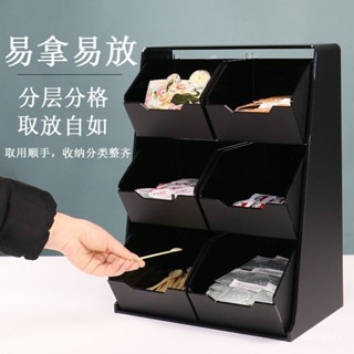 廠家直銷 吧臺茶包膠囊收納架辦公室茶水間桌麵奶茶店分類整理亞剋力置物架
