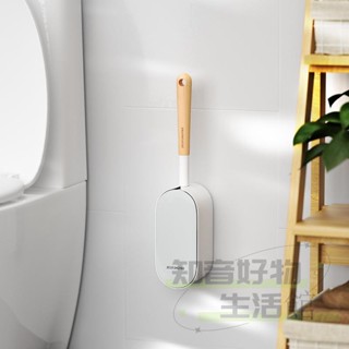 新北免運♕壁掛式免打孔馬桶刷上牆式套裝木柄家用衛生間廁所清潔刷 可收納馬桶刷 北歐 簡約 日式