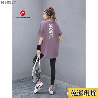 🌷臺灣限時低價🌷 健身跑步運動服套裝女夏季健身服中長新款大尺碼胖mm寬鬆速乾吸汗女運動上衣運動短袖短袖罩衫瑜珈服瑜珈