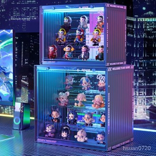 ✨盲盒收納展示櫃 透明防塵盒 手辦收納盒 泡泡瑪特模型展示櫃 展示盒 展示櫃 公仔收納盒 壓剋力展示盒 模型盒 盲盒收納