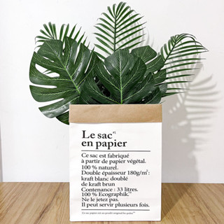 【SparK】韓風綠植模擬樹葉客廳創意裝飾大葉綠植植物攝影道具拍照手工捧花 永生花束 生日情人禮物 七夕告白求婚婚禮佈置