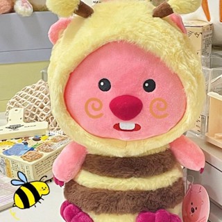 【❤臺灣發貨🔥】🎀靠枕 抱枕 網紅變裝loopy玩偶露比公仔穿衣服小海貍可愛毛絨玩具生日禮物女