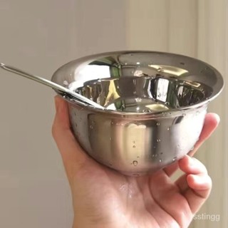 💥臺灣倉庫出貨💥 思塔剋兒童304不銹鋼碗耐摔湯碗家用雙層防燙隔熱湯碗餐具米飯碗