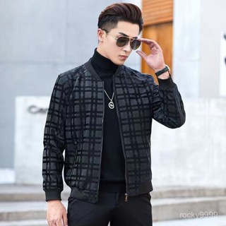 🔥男士皮衣外套 中老年爸爸裝棒球服 機車皮衣 男生春秋外套 美拉德 皮夾剋韓版 簡約時尚質高檔皮衣男外套潮流寬鬆