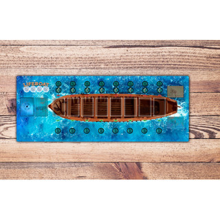 【安妮桌遊】駭浪求生 救生艇 lifeboat 桌遊牌墊 playmat