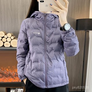 【免運】羽絨服羽絨服女戶外2023輕薄連帽保暖鴨絨襖外套秋冬短款小個子防風上衣 N0LE