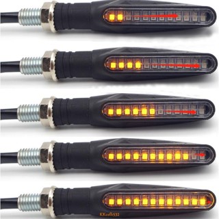 ★★防水一對的價 10mm 日行燈 + 方向燈 流水 LED 整合 檔車 仿賽 重機 通用