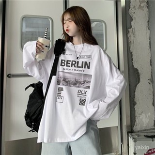 🔥2025新品限時特賣📣長袖T恤女新款秋季學寬鬆韓版ins潮牌超火打底衫上衣服上衣【限時下殺價】