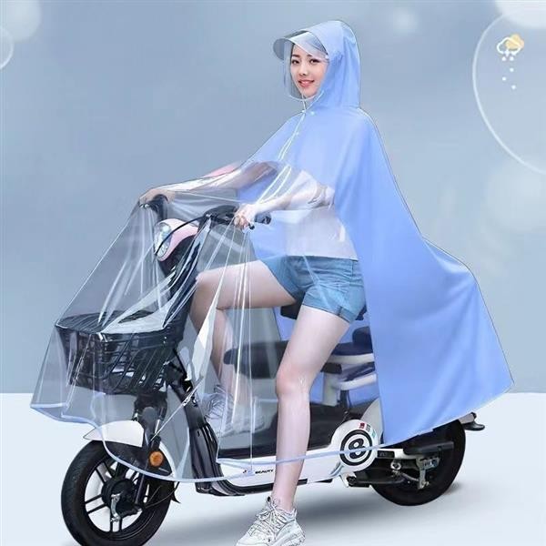 台灣發貨😎產品優選🎁🎁<透明雨衣> 母子款電瓶車 雨衣 防暴雨親子女款雨披電動車單人 透明 雨衣