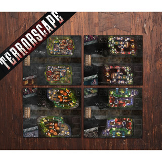 【安妮桌遊】惡夜殺機牌墊 Terrorscape playmat