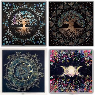 下殺價💥塔羅牌桌布生命之樹tarot cloth墊子 tree otarot cloth
