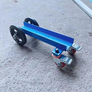 【嚴選精品 限時特惠】玻璃搬運推車折疊小工地推石材神器手推車運輸拉工具門窗推送車