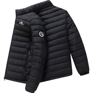 男士棉衣冬季加厚秋冬輕薄羽絨棉服中青年爸爸冬裝加厚棉襖男外套男外套 保暖棉襖 男裝外套 加厚外套 男棉服