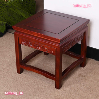 可議價可代客組裝新品◇網紅實木花架魚缸架方幾盆景架★輕奢簡約客廳小茶幾桌子沙發側邊角幾邊桌新中式◎可開發票