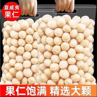 新店特銷 夏威夷果仁大顆粒整粒500g澳洲裝無殼奶油味堅果批發零食大顆粒