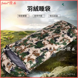 可開發票 羽絨睡袋 保暖便捷超輕戶外防寒加厚防水露營白鴨絨睡袋 大人秋冬季辦公午休旅館旅行 值班睡袋 露營睡袋 成人睡袋