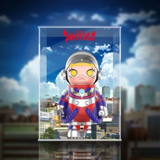 【盒子行動】POPMART泡泡瑪特 Molly 400% 奧特曼 潮玩亞克力展示盒 泡泡瑪特展示櫃