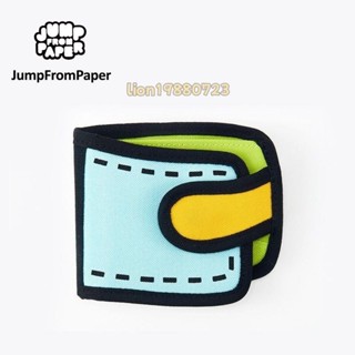免運🚚小眾零錢短夾Jump From Paper開端趙今麥同款錢包3d可愛二次元卡通短版學生卡夾，卡包