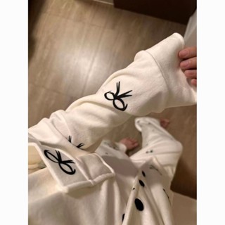 女款冬季高階蝴蝶結新款德絨保暖加厚睡衣套裝高顏值寬松家居服Jsna皇后