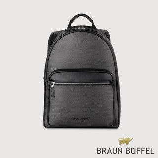 【BRAUN BUFFEL】尼姆斯 後背包-黑色(德國小金牛台灣總代理)/BF549-73-BK