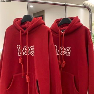 🔥爆中【長袖 上衣】品牌外貿剪標尾單專櫃撤回~情侶大紅色過年衛衣男女秋季寬鬆外套