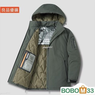 BOM33❤100kg可穿【石墨烯自熱】防風外套 保暖禦寒連帽外套 戶[BM001]外徒步防風外套 大尺碼男生外套 釣