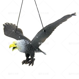 桃園發貨驅鳥神器 模擬老鷹模型 軟塑膠飛鳥猛禽大雕動物玩具 兒童早教認知裝飾道具