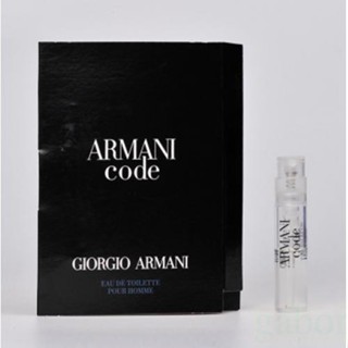 💯嚴選 ❤️GIORGIO ARMANI 亞曼尼 CODE黑色密碼男性淡香水 1.2ML