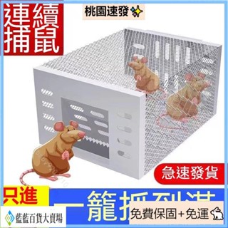 臺灣出貨（免運）捉老鼠籠子 耗子連續迴圈 捕鼠神器 捕鼠籠 老鼠籠 滅鼠家用 捕鼠只進不出 連續捕鼠器 魔毯