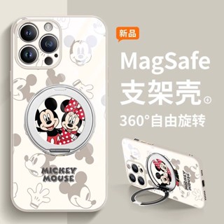 蘋果16Promax米奇米妮手機殼15迪士尼14卡通13磁吸支架12硬殼