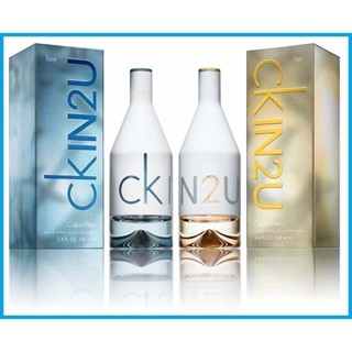❤️ TRY❤️ Calvin Klein CK IN2U 男性 / 女性 淡香水5ML 2ML 1ML 玻璃瓶