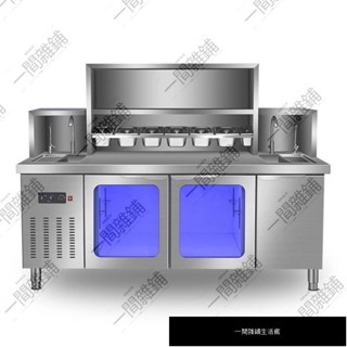 現貨可開發票奶茶店裝置 全套水/吧臺特價/ 操作臺 廚房商用冷藏工作臺 冰櫃 保鮮櫃 冷藏櫃 冷凍櫃 冷櫃 商用冰箱