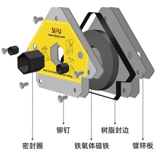 🎊免運🎊 焊接定位器 固定器 焊接定位器 焊接固定器電焊定位器電焊神器吸鐵石強磁力電焊焊接輔助器三角
