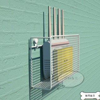 【蝦皮推薦】路由器放置架 路由器書架打孔牆上掛籃wifi收納移動機頂盒光貓置物架繪本免打孔