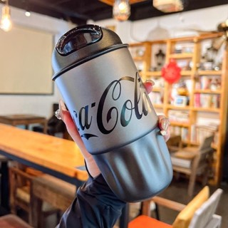 8號倉庫 大容量保溫杯 冰霸杯 NONOO可口可樂保溫杯女高顏值咖啡杯水杯316不鏽鋼保冷車載隨行杯 水杯 吸管杯
