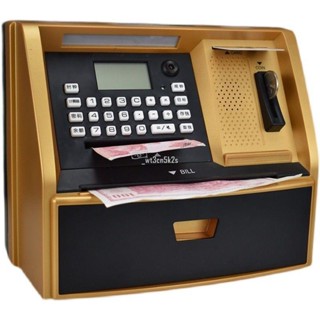 存錢罐 ATM 超大號智慧迷你ATM機自動存取款機銀行兒童玩具存錢罐儲蓄罐創意禮物