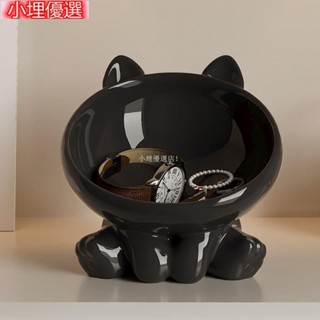 小埋優選店！ 創意貓咪玄關鑰匙收納 擺件 入戶鞋櫃酒櫃現代簡約客廳裝飾品 置物架