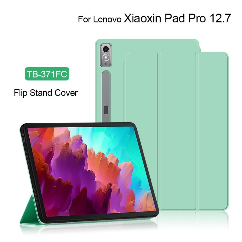 ✦LENOVO 適用於聯想小新 Pad Pro 12.7" 2023 平板電腦磁性折疊智能保護套適用於小新 Pad Pr