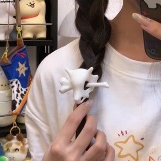 狂歡萬聖節 創意夜光頭盔面具髮夾萬聖節創意骷髏模型髮飾道具