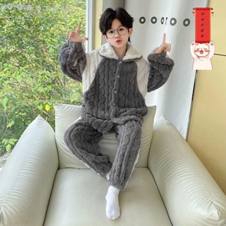 兒童睡袍 浴袍 珊瑚絨睡衣 珊瑚絨睡袍 睡袍 冬季睡衣 可愛睡袍 絨睡袍 男童睡衣秋冬款2023新款兒童冬季珊瑚絨家居服