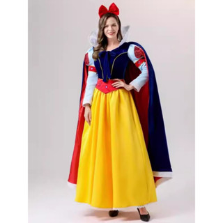 72H發貨🧥角色服裝🧥新款萬聖節成人新款白雪公主灰姑娘演出服cosplay公主裙年會禮服