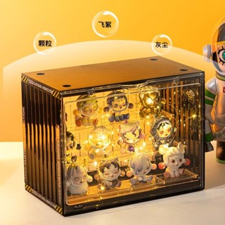 【熱銷免運】磁吸泡泡瑪特手辦展示架亞克力高透玩偶展示櫃防塵公仔盲盒收納盒 盲盒收納 公仔盒 展示櫃 展示盒 收納盒 盲盒