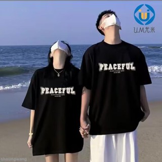 🚛臺灣發出🚛100%純棉 潮牌上衣 情侶款 男生衣服 女生衣服 休閒款 短袖 t恤男士 韓版ins 寬鬆 男女款
